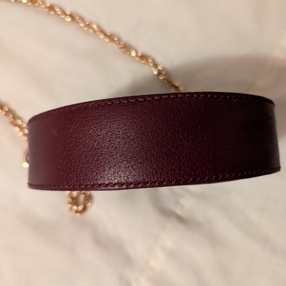 Gucci Mini Ophidia  Leather Shoulder Bag Bordeaux Red with Dustie COA EUC - Picture 7 of 15